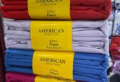 American Fitted Bedsheets (6pc)