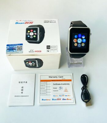 2030 W008 Smart Watch Silicone Band For Android & iOS