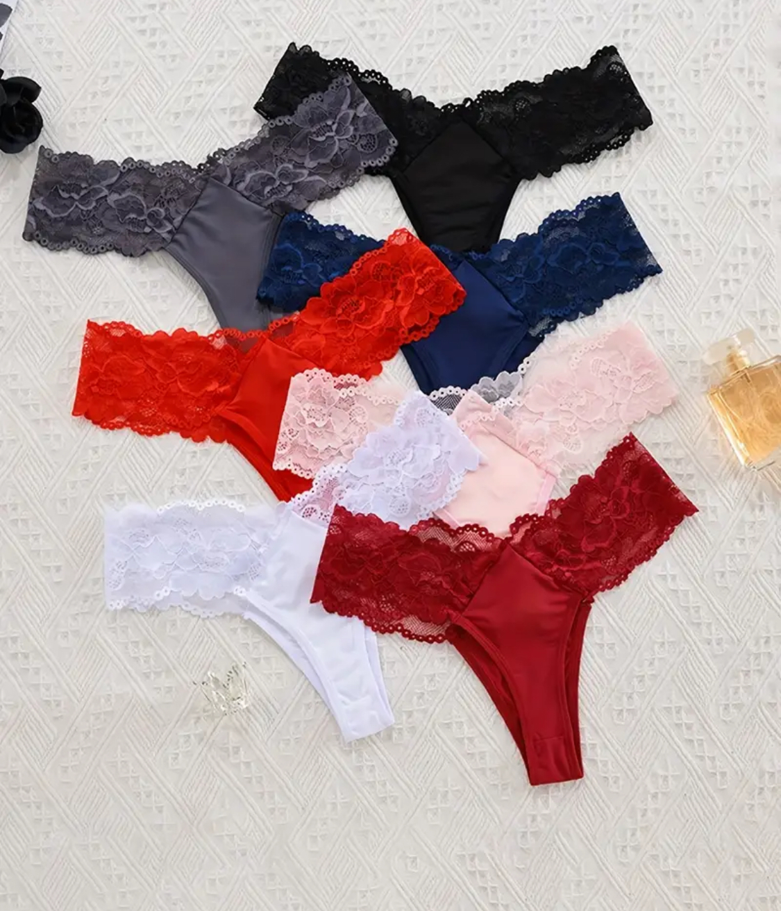 7pcs Of Women’s Seamless G-String Panties