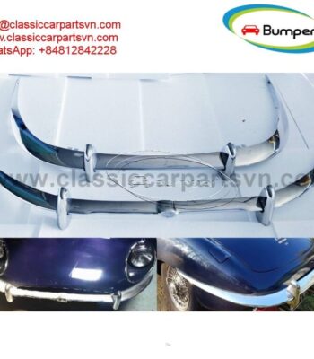 Jaguar-E-Type-XKE-Series-2-1969-1971-bumper-by-stainless-steel-New-1